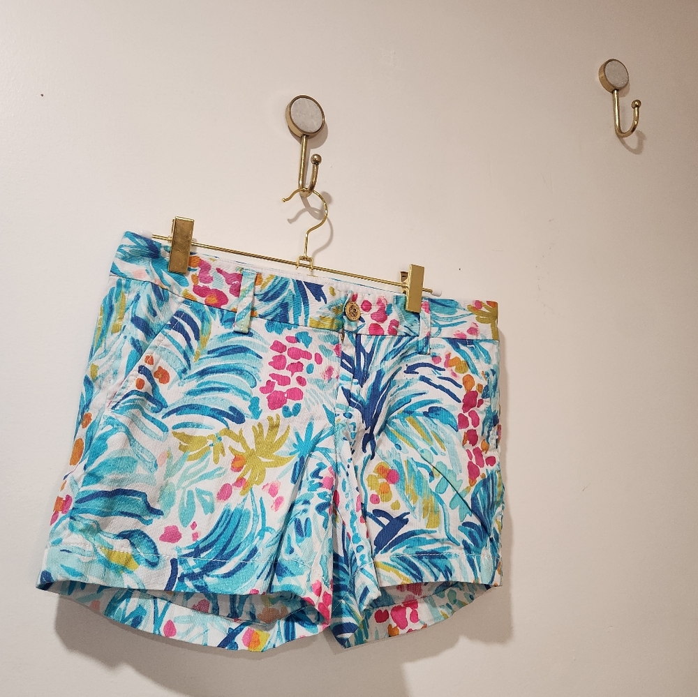 Lilly Pulitzer Callahan Tropical Resort Preppy Short Size 2